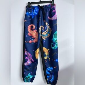 Women’s Animal Print Sweat Pants, Size S